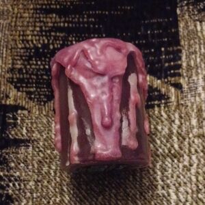 $4 Add-on Pinkish Purple Drippy Candle - Hand-Dipped